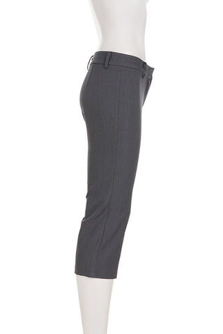 Cropped Casual Trousers