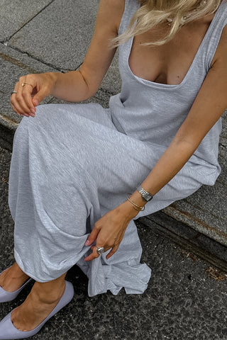 Sleeveless Casual Maxi Dress