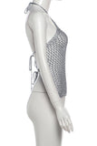 Chainmail Halter Tank Top