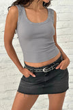 Eyelet-Trim Tank Top