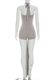 Halter Neck Wrap Romper