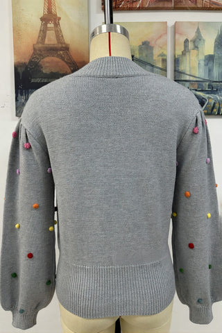 Playful Polka Dot Sweater