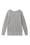 Classic V-Neck Knit Sweater