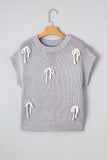 Sleeveless Ribbed Knit Top