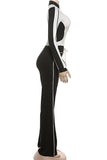 Zip-Up Long Sleeve Pants Set