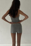 Grommet Detail Racer Tank