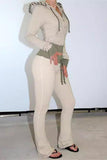 Casual Zip-Up Hoodie and Jogger Set