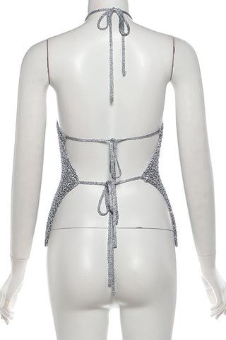 Chainmail Halter Tank Top