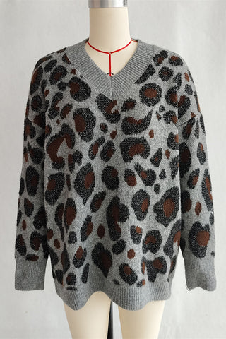 Stylish Animal Print Sweater