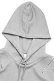 Cut-Out Shoulder Hoodie
