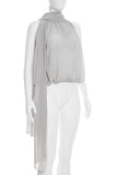 Draped Halter Neck Tank