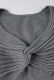 Twist Detail Long Sleeve Blouse