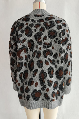 Stylish Animal Print Sweater