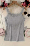 Lace Trim Tank Top