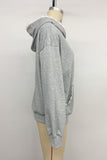 Bow Accent Hoodie Sweatshirt