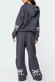 Relaxed Fit Hoodie and Pants Set