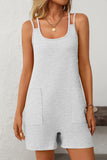 Sleeveless Pocket Romper