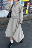 Asymmetrical Skirt Set