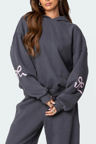 Relaxed Fit Hoodie and Pants Set
