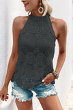 Lace Halter Tank Top