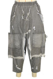 Distressed Harem Boyfriend Jeans