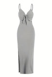 Stylish Tie Front Sundress