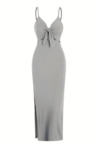 Stylish Tie Front Sundress