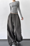 Relaxed Wide-Leg Casual Pants