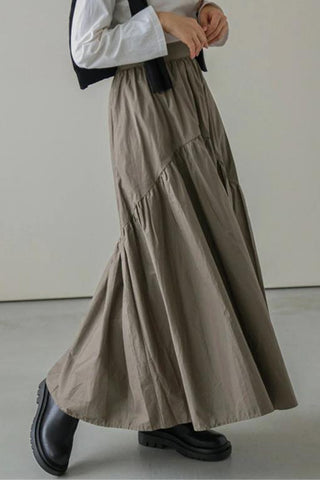 Flowing Maxi Skirt with Layered Design