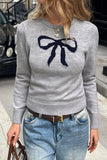 Bow Detail Knit Sweater