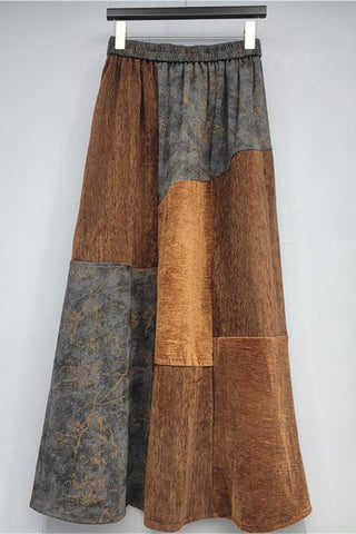 Patchwork Maxi Skirt