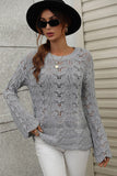Elegant Lace Knit Sweater