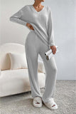 Ribbed Knit Lounge Set