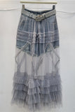 Layered Lace Maxi Skirt