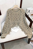 Intricate Crochet Lace Blouse