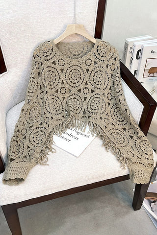 Intricate Crochet Lace Blouse