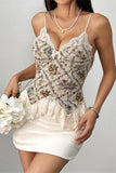 Lace-Trim Floral Camisole