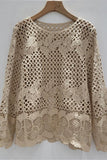 Lace Design Crochet Blouse