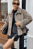 Chic Button-Front Short Jacket