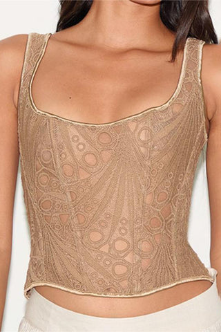 Intricate Lace Tank Top