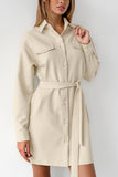 Belted Shirt Dress for Effortless Style