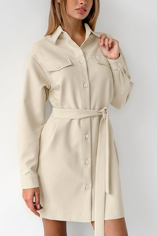 Belted Shirt Dress for Effortless Style