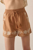 Floral Print Casual Shorts