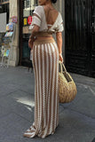 Stylish Knit Skirt Set