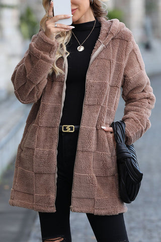 Cozy Hooded Longline Jacket