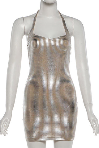 Halter Bodycon Mini Dress