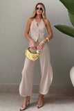 Chic Halter Pants Set