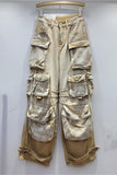 Multi-Pocket Straight Leg Jeans