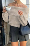 Cozy Off-Shoulder Sweater