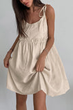 Tie-Strap Casual Dress